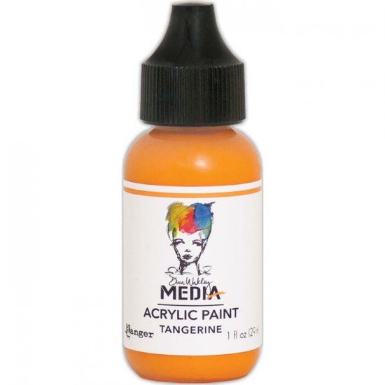Dina Wakley - Peinture acrylique «Tangerine» 1oz