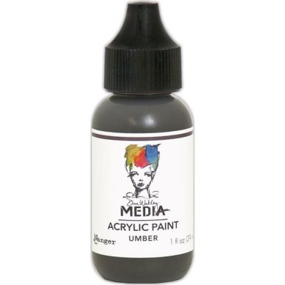 Dina Wakley - Peinture acrylique «Umber» 1oz