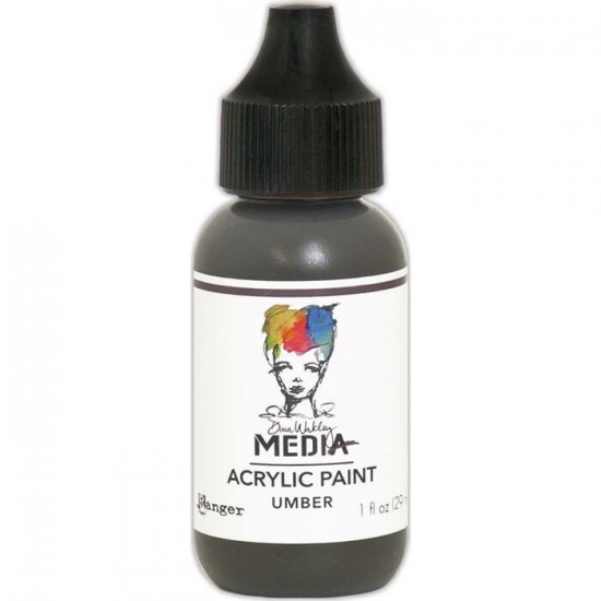 Dina Wakley - Peinture acrylique «Umber» 1oz