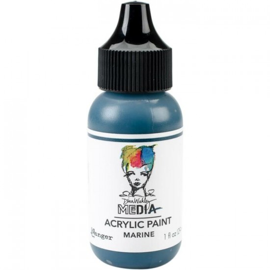 Dina Wakley - Peinture acrylique «Marine» 1oz