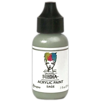 Dina Wakley - Peinture acrylique «Sage» 1oz
