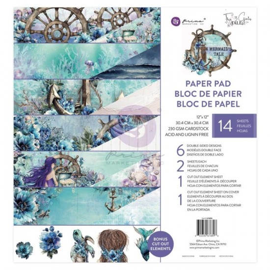 Prima - Ensemble de papier «Mermaid's Tale» 12