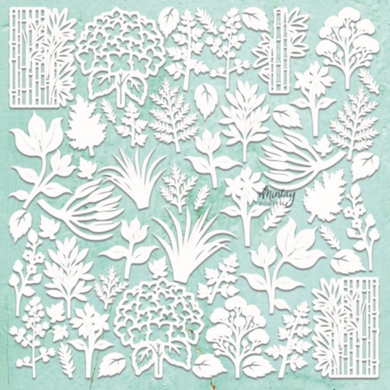  Mintay - Chipboard «Flora Filigree 1» 12 x 12