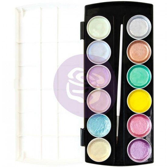 Prima - Art Philosophy- Peinture aquarelle métallisée «Metallic Pastel Accents»  