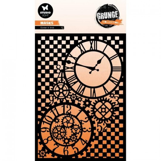  Studio Light - Stencil Collection Grunge «Clocks...