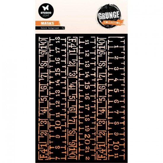  Studio Light - Stencil Collection Grunge «Rulers...