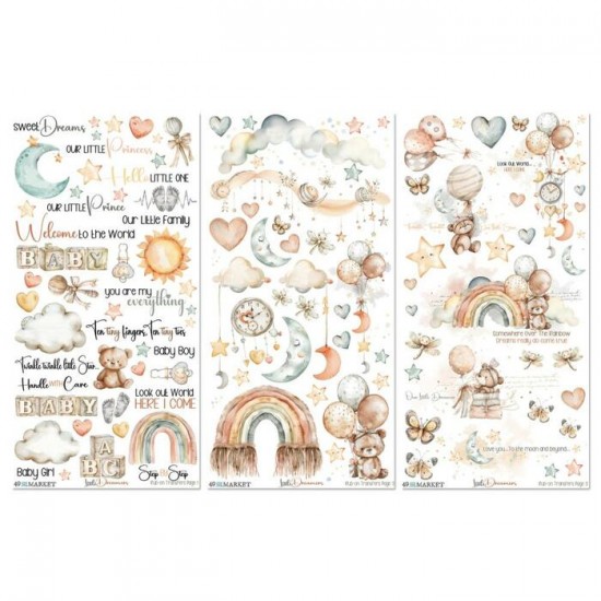 49 & Market - Rub-Ons de la collection  «Little...