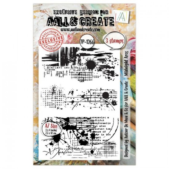 AALL & CREATE - Estampe set «Midnight Arcs» #1266