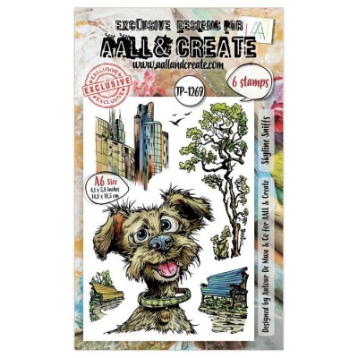 AALL & CREATE - Estampe set «Skyline Sniffs»...