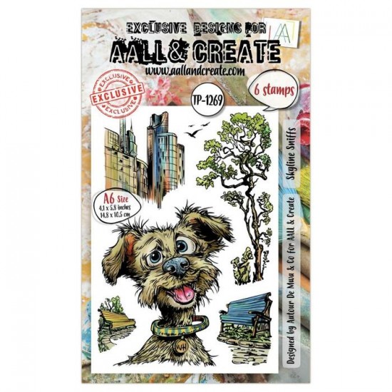 AALL & CREATE - Estampe set «Skyline Sniffs»...