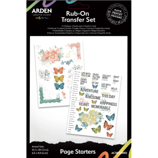 Arden Creative Studio - Rub-on «Page Starters» 