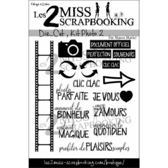 Les 2 Miss scrapbooking - Éphéméra «Kit Photo...