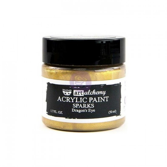 Finnabair Art Alchemy - Peinture acrylique «Sparks» couleur «Dragon's Eye»  1.7 oz