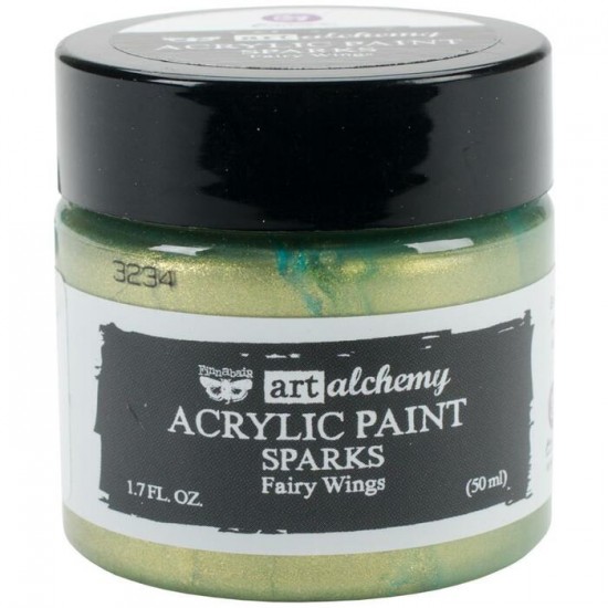 Finnabair Art Alchemy - Peinture acrylique «Sparks» couleur «Fairy Wings»  1.7 oz