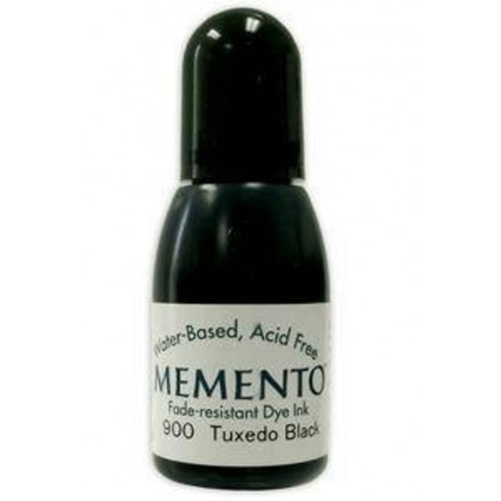 Memento Dye recharge d'encre .5oz Tuxedo Black