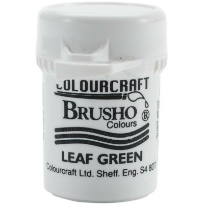 Colorfin - Brusho Crystal Colour 15g couleur «Leaf Green»