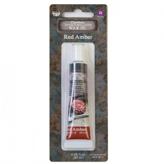 Finnabair - Art Alchemy cire brillante antique «Red Amber»