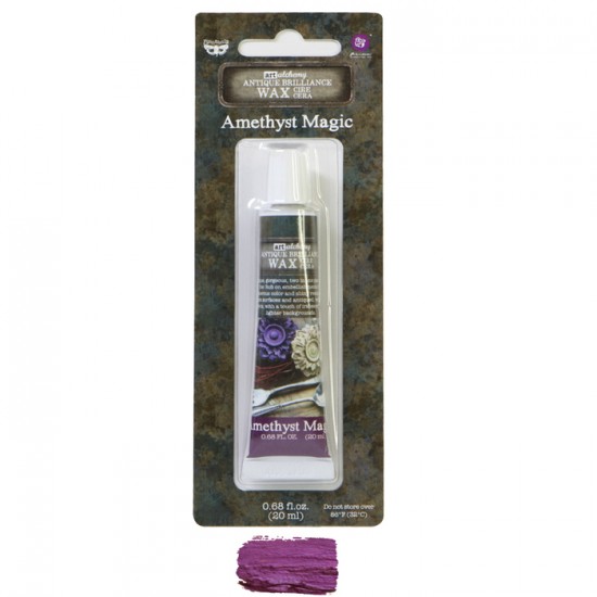 Finnabair - Art Alchemy cire brillante antique «Amethyst Magic»