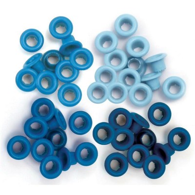 We R Memory Keepers - Oeillets «Bleu» standard...