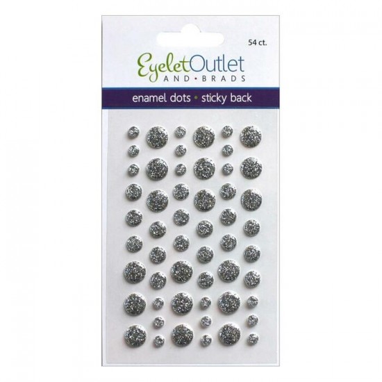 Eyelet outlet -  Enamel Dots autocollant «Glitter...