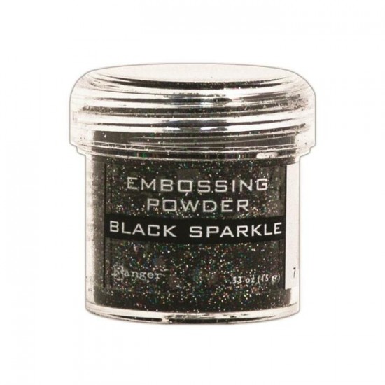 Ranger - Poudre à embosser couleur «Black Sparkle»