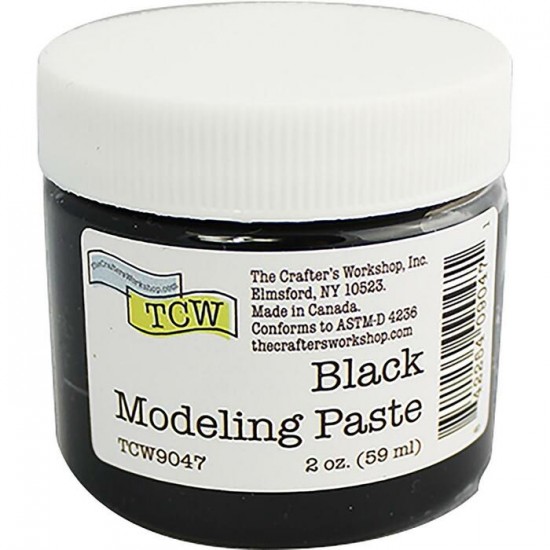 TCW - pâte à embosser noire 2oz