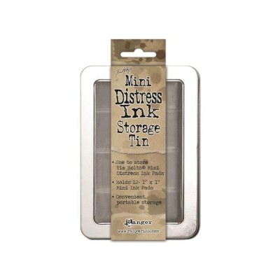 Tim Holtz - Boîte de rangement en métal pour...