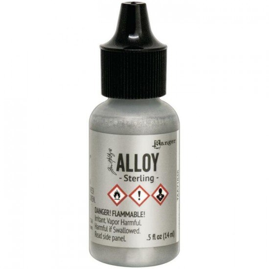  Tim Holtz - Encre  Alloy couleur «Foundry» .5oz