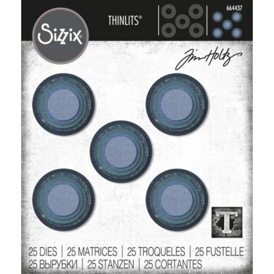 Sizzix - Thinlits Dies de Tim Holtz «Stacked...