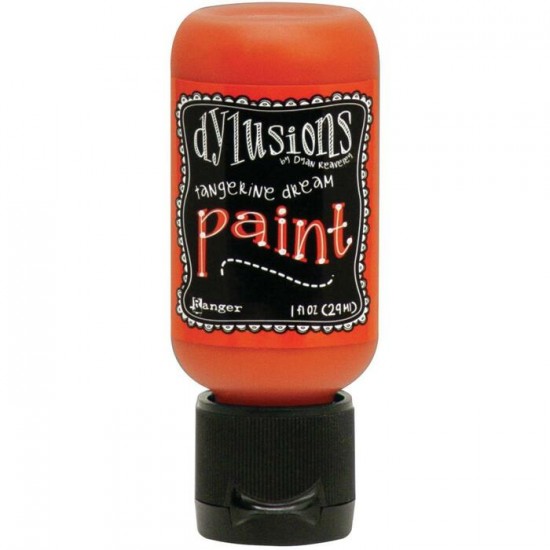 Dylusions - Peinture acrylique «Tangerine Dream» 1oz