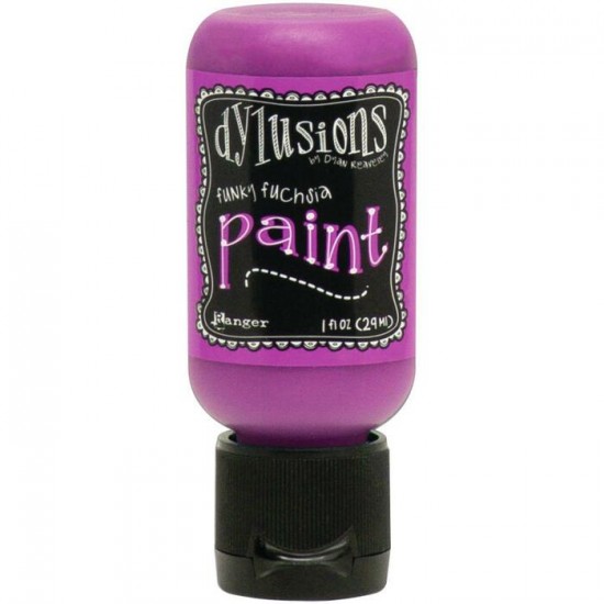 Dylusions - Peinture acrylique «Funky Fuchsia» 1oz