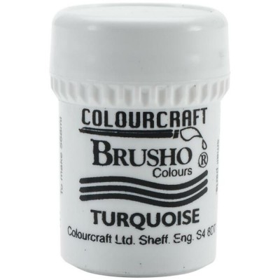Colorfin - Brusho Crystal Colour 15g couleur «Turquoise»