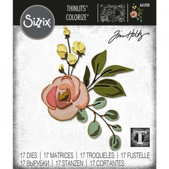 Sizzix - Thinlits Dies de Tim Holtz «Bloom...