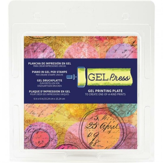 Gel Press - «Plaque à imprimer en gel 6 x 6»