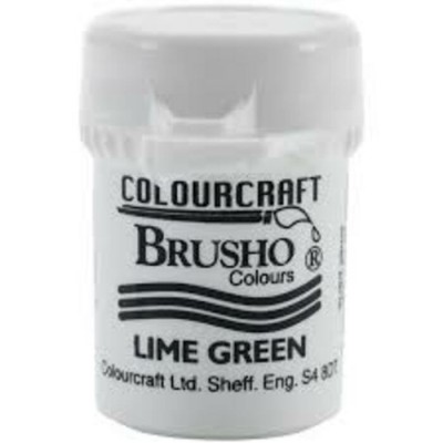 Colorfin - Brusho Crystal Colour 15g couleur «Lime Green»