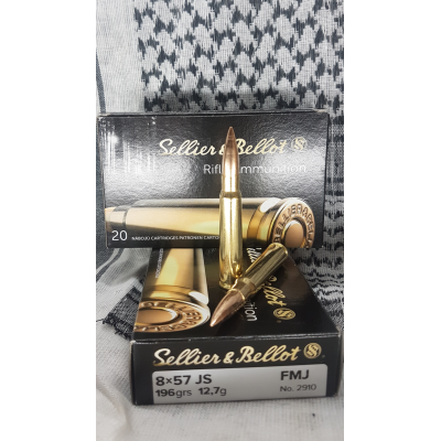 Sellier Bellot 8x57 JS 196 SPCE- 8mm Mauser -...