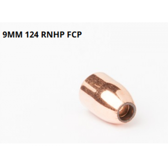 Campro | 1000 Boulets | Calibre 9mm 124 gr FCP HP