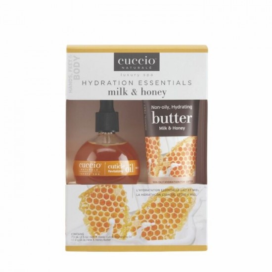 Ensemble HYDRATION ESSENTIALS Miel et Lait