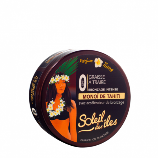 Graisse à Traire Pot FPS 0 Monoï de Tahiti - Parfum de Tiaré