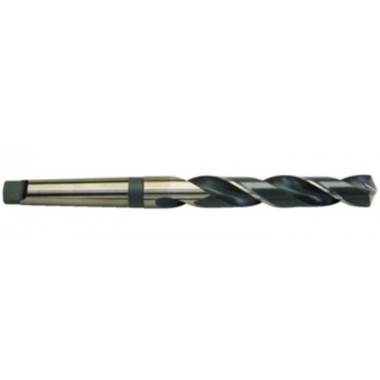 (.250) 1/4 Dia. - 6-1/8" OAL - Surface Treated-M42-HD Taper Shank Drill