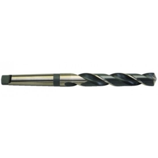 (.718) 23/32 Dia. - 10-1/4" OAL - Surface Treated-M42-HD Taper Shank Drill