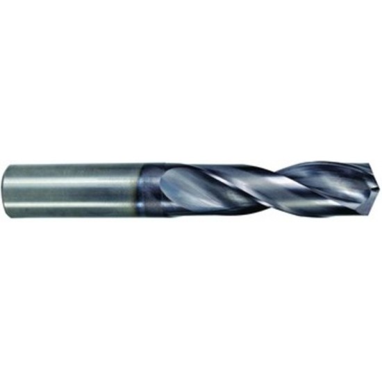 (.3750)3/8 Solid Carbide 3xD Coolant Fed Drill-TiAlN