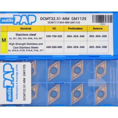 DCMT32.51-MM  GM1125