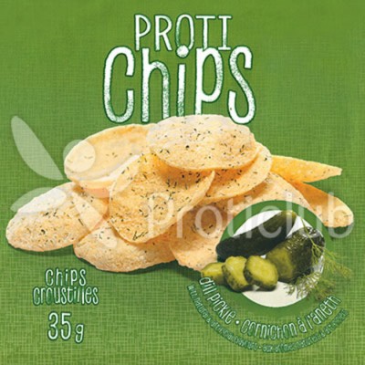 Croustilles Proti-Chips  Cornichon à l'aneth