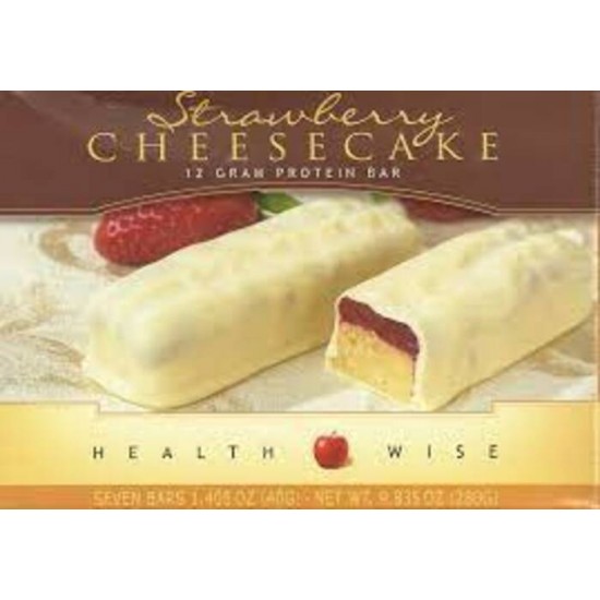 Barre gâteau au fromage à la fraise - Health wise