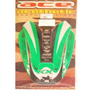 Autocollant graphique d'ailes Kawasaki KX 125/250...