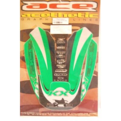 Autocollant graphique d'ailes Kawasaki KX 125/250...