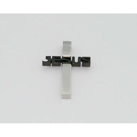 Croix "Jésus" noir