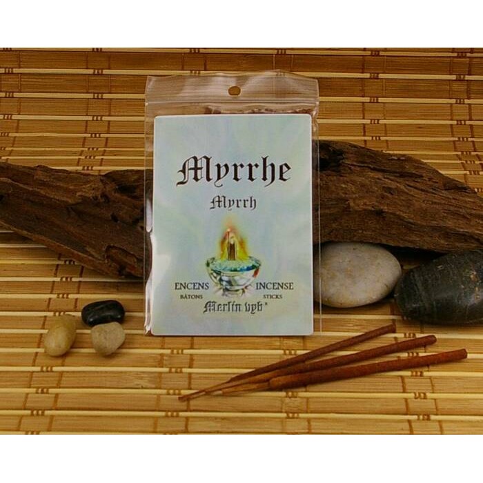 Les encens Merlin - Bâtonnets d'encens naturel du Québec - Myrrhe