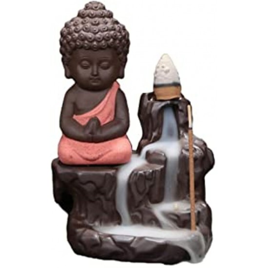 Brûleur d' encens à reflux petit Buddha